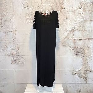 Cinyi Tao casual maxi dress in black Women's Size S